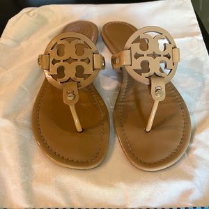 Patent Leather Tory Burch Miller Sandals